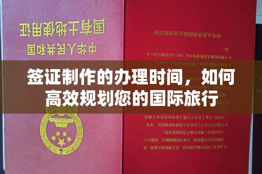 桃源签证制作的办理时间，如何高效规划您的国际旅行